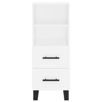 Credenza Bianca 34,5x34x90 cm in Legno Multistrato 828692