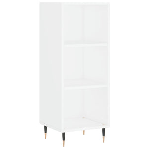 Credenza Bianca 34,5x32,5x90 cm in Legno Multistrato 828708
