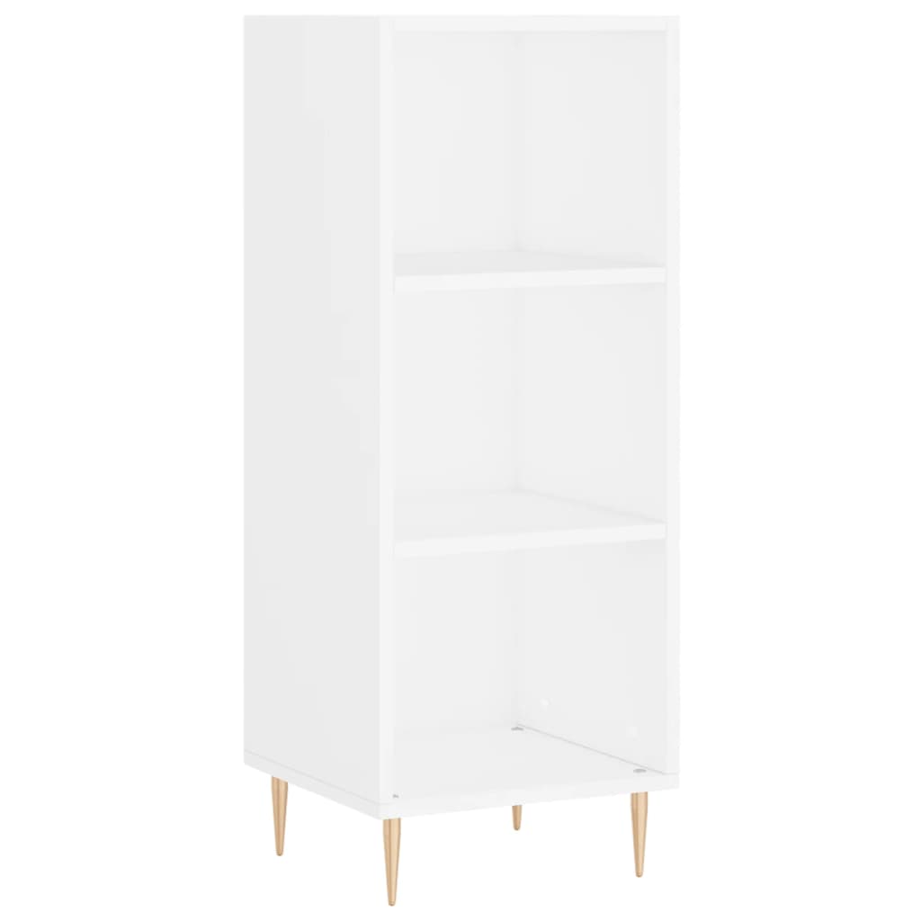 Credenza Bianca 34,5x32,5x90 cm in Legno Multistratocod mxl 126873
