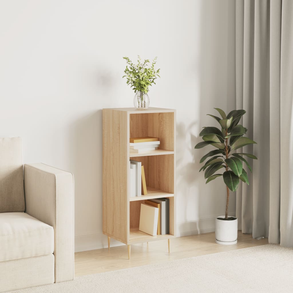 Credenza Rovere Sonoma 34,5x32,5x90 cm in Legno Multistrato 828719