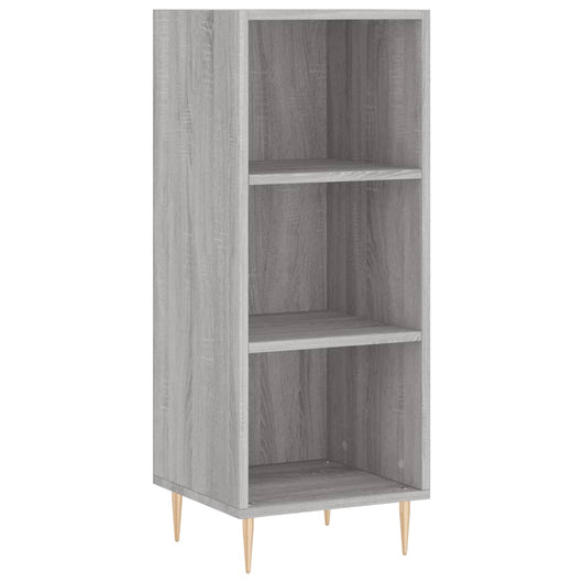 Credenza Grigio Sonoma 34,5x32,5x90 cm in Legno Multistrato