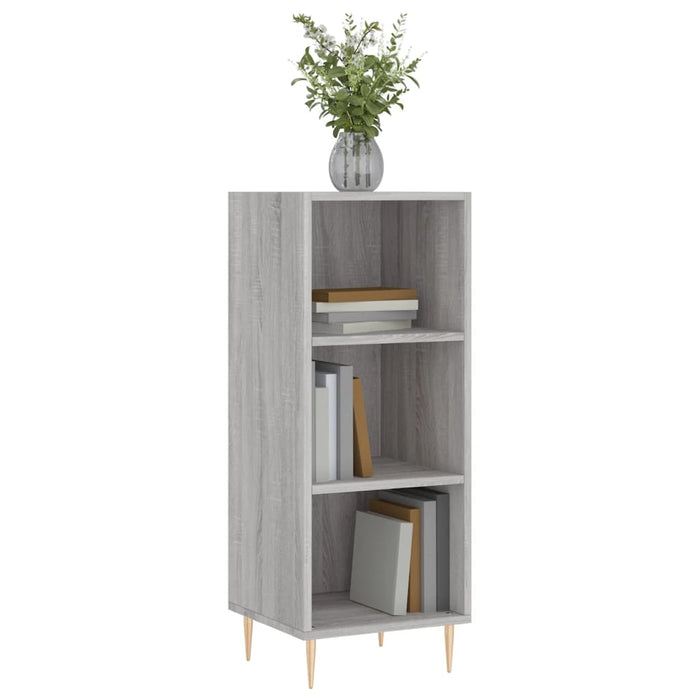 Credenza Grigio Sonoma 34,5x32,5x90 cm in Legno Multistrato 828722
