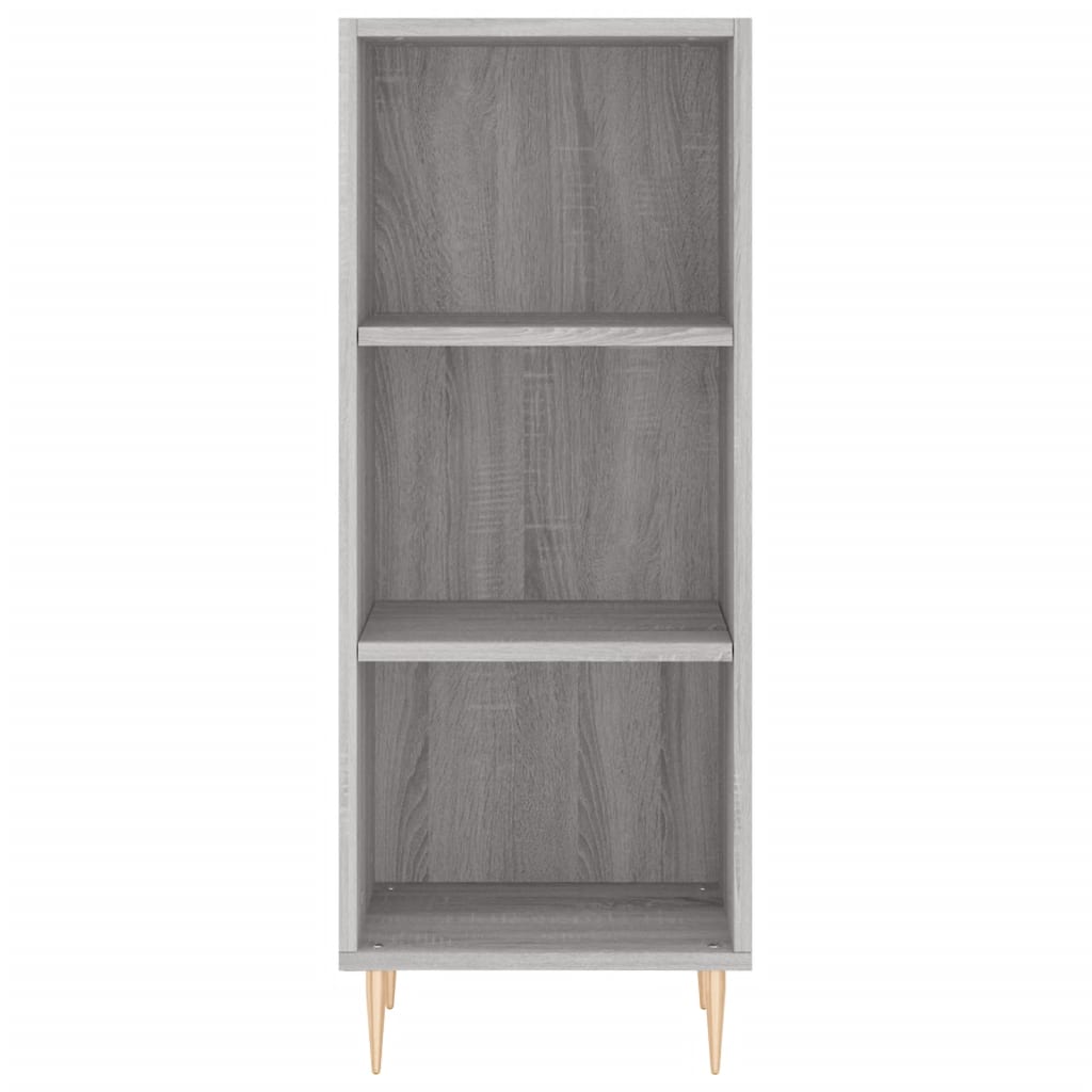 Credenza Grigio Sonoma 34,5x32,5x90 cm in Legno Multistrato