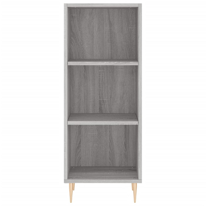 Credenza Grigio Sonoma 34,5x32,5x90 cm in Legno Multistrato