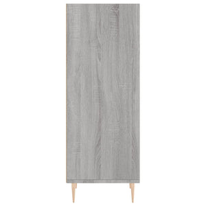 Credenza Grigio Sonoma 34,5x32,5x90 cm in Legno Multistrato 828722