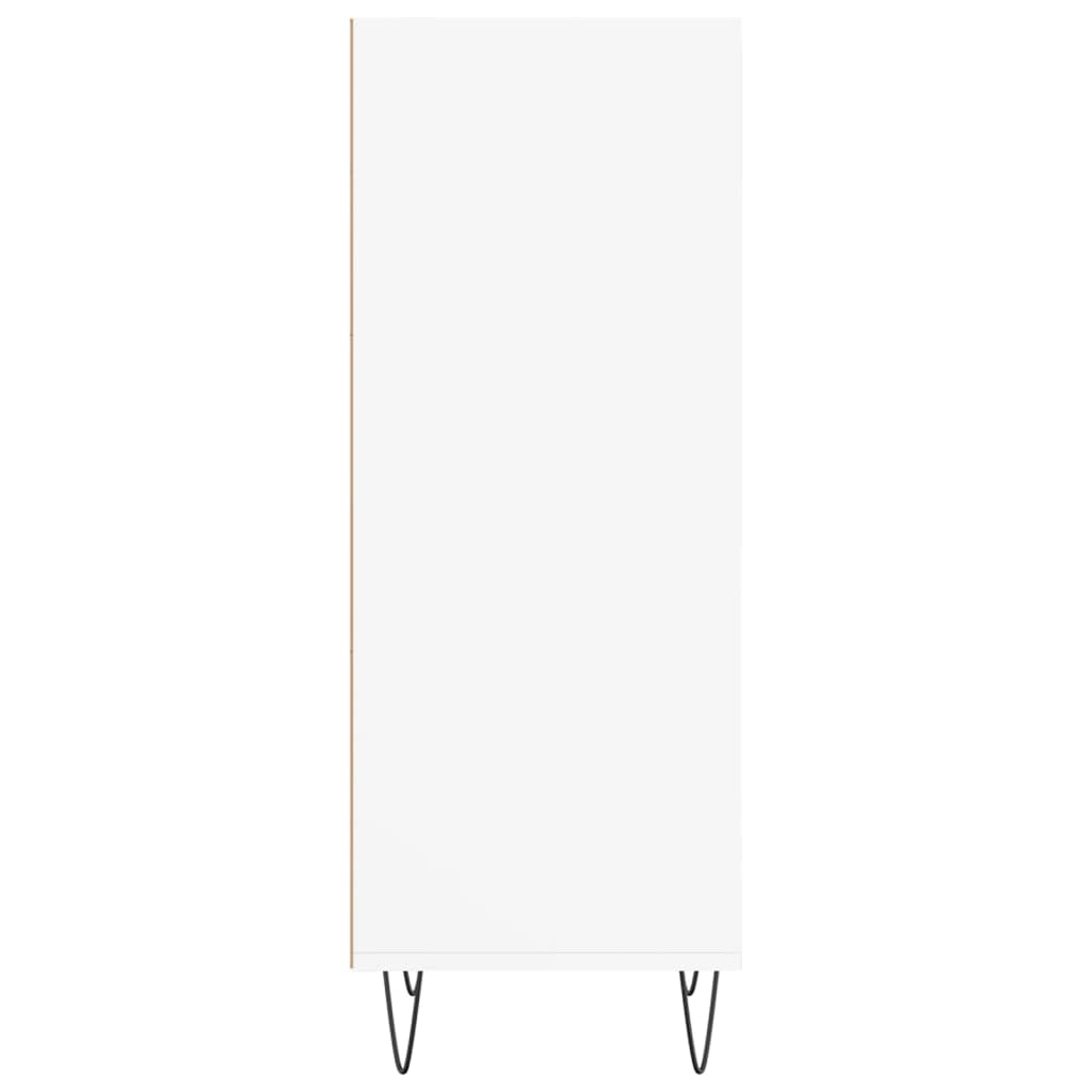 Credenza-Buffet-Armadio da cucina Bianca 34,5x32,5x90 cm in Legno Multistrato 632013