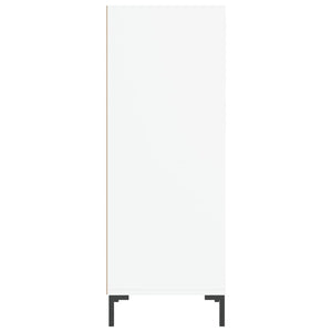 Credenza-Buffet-Armadio da cucina Bianca 34,5x32,5x90 cm in Legno Multistrato 241001