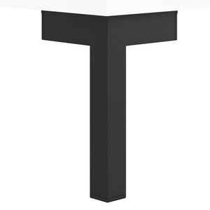 Credenza buffet cassettiera mobile contenitore organizer cucina soggiorno lucido 34,5 x 32,5 x 90 cm derivati ​​del legno bianco 02_0030581