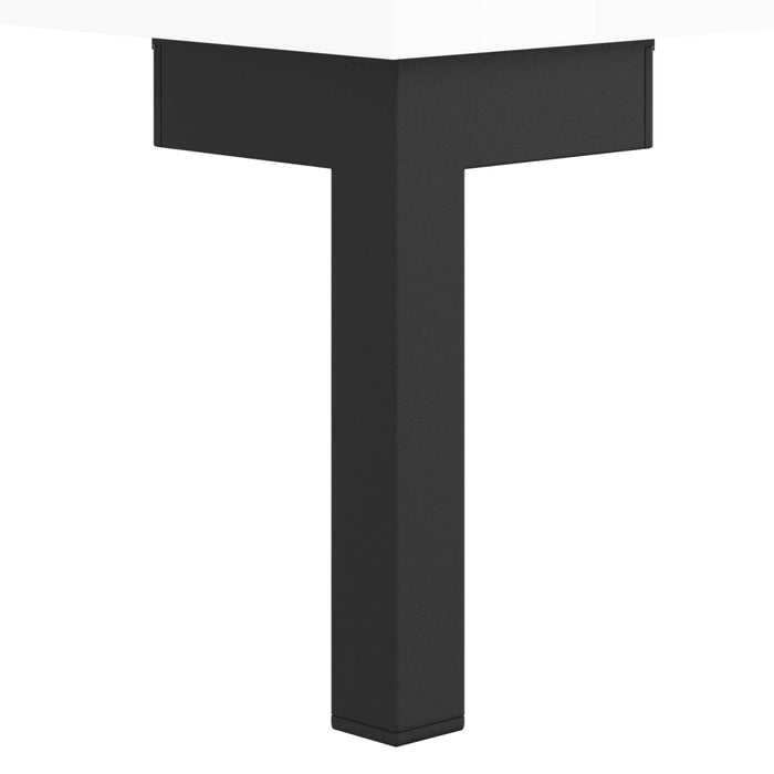 Credenza buffet cassettiera mobile contenitore organizer cucina soggiorno lucido 34,5 x 32,5 x 90 cm derivati ​​del legno bianco 02_0030581