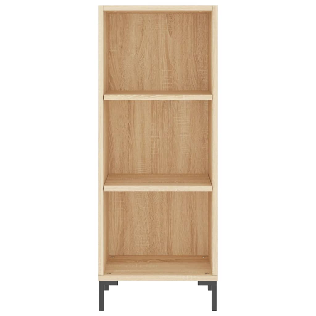 Credenza buffet cassettiera mobile contenitore organizer cucina soggiorno soggiorno Sonoma 34,5 x 32,5 x 90 cm derivati ​​del legno marrone 02_0031506