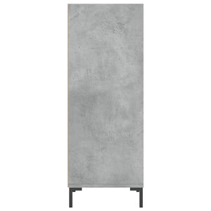 Credenza Grigio Cemento 34,5x32,5x90 cm in Legno Multistrato 828736