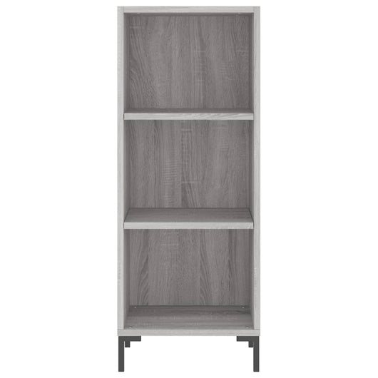Credenza buffet cassettiera mobile contenitore organizer cucina soggiorno salonsonoma 34,5 x 32,5 x 90 cm derivati ​​del legno grigio 02_0036300