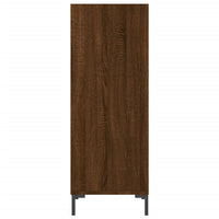 Credenza Rovere Marrone 34,5x32,5x90 cm in Legno Multistrato 828739