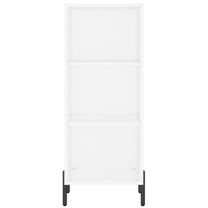Credenza Bianca 34,5x32,5x90 cm in Legno Multistrato 828740