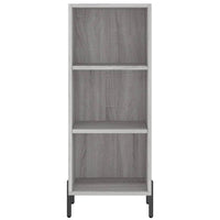 Credenza Grigio Sonoma 34,5x32,5x90 cm in Legno Multistrato 828746
