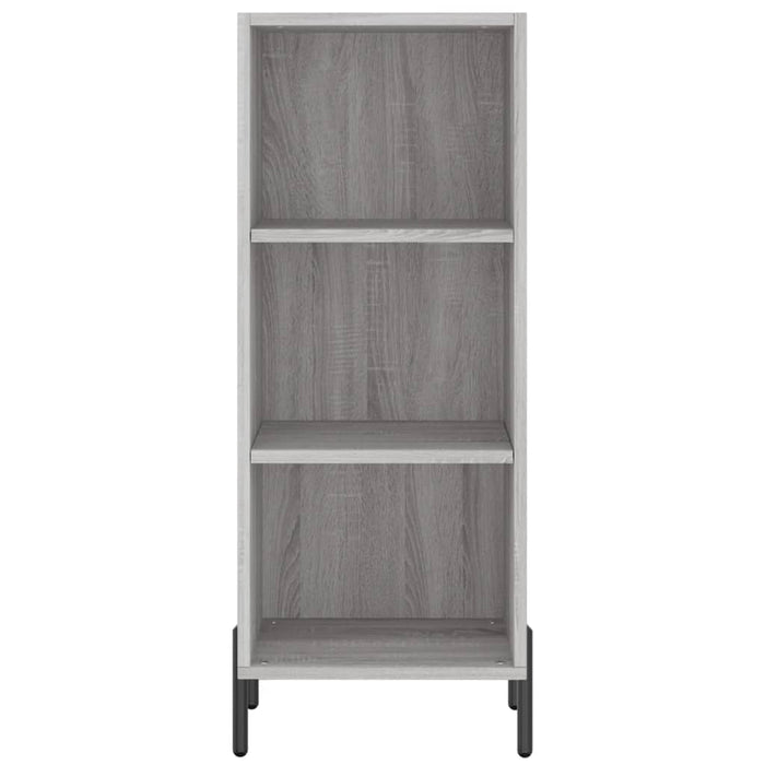 Credenza Grigio Sonoma 34,5x32,5x90 cm in Legno Multistrato 828746