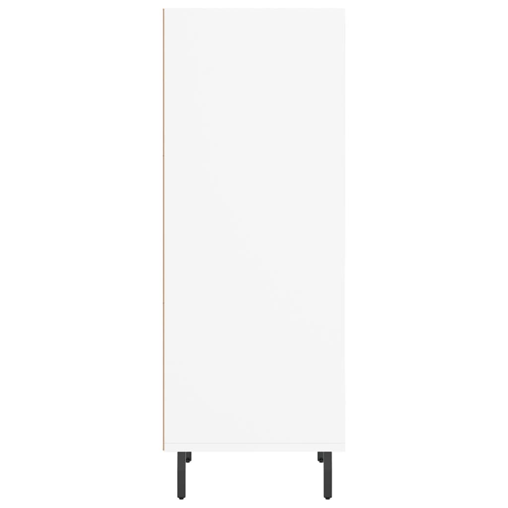 Credenza-Buffet-Armadio da cucina Bianca 34,5x32,5x90 cm in Legno Multistrato 518985