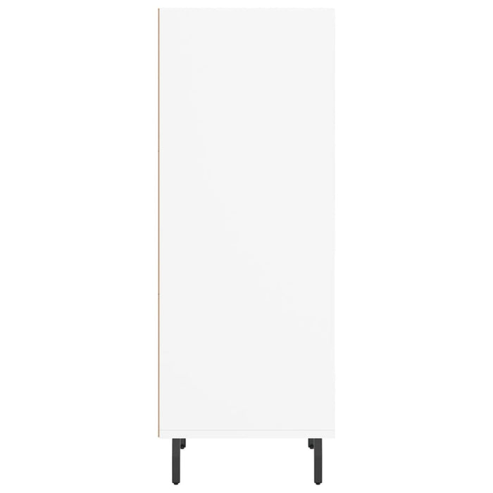 Credenza-Buffet-Armadio da cucina Bianca 34,5x32,5x90 cm in Legno Multistrato 518985