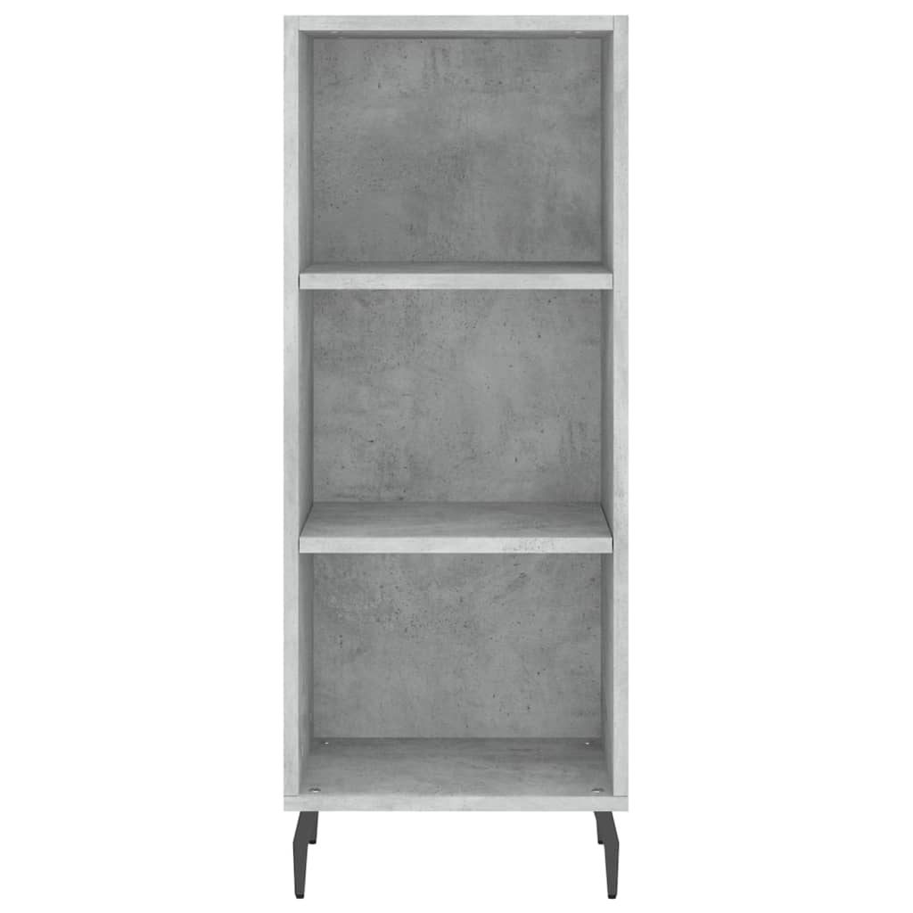 Credenza Grigio Cemento 34,5x32,5x90 cm in Legno Multistrato 828752