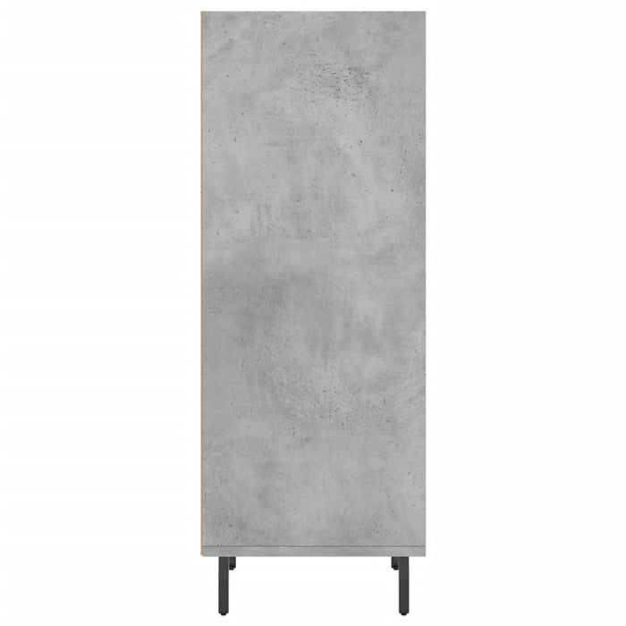 Credenza Grigio Cemento 34,5x32,5x90 cm in Legno Multistrato 828752