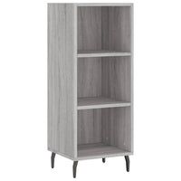 Credenza Grigio Sonoma 34,5x32,5x90 cm in Legno Multistrato 828754