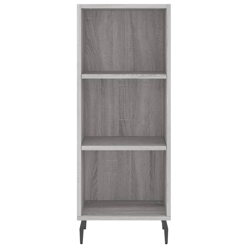 Credenza Grigio Sonoma 34,5x32,5x90 cm in Legno Multistrato 828754