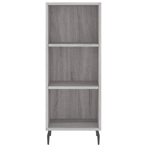 Credenza Grigio Sonoma 34,5x32,5x90 cm in Legno Multistrato 828754