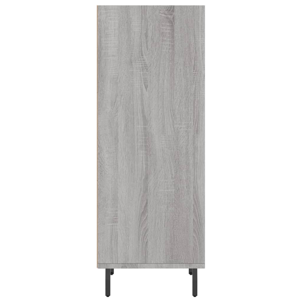 Credenza Grigio Sonoma 34,5x32,5x90 cm in Legno Multistrato 828754