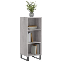 Credenza Grigio Sonoma 34,5x32,5x90 cm in Legno Multistrato 828762