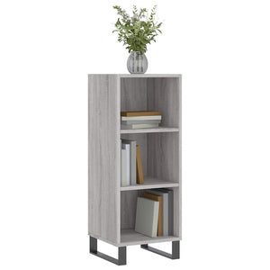 Credenza Grigio Sonoma 34,5x32,5x90 cm in Legno Multistrato 828762