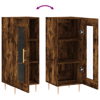 Credenza cassettiera mobile contenitore organizer cucina soggiorno salotto 345 x 34 x 90 cm legno ingegnerizzato marrone 02_0030925