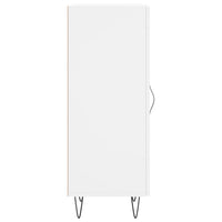 Credenza Bianca 34,5x34x90 cm in Legno Multistrato 828788