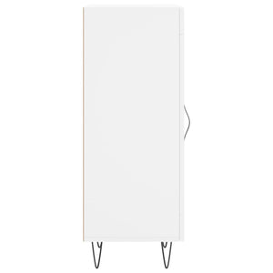 Credenza Bianca 34,5x34x90 cm in Legno Multistrato 828788