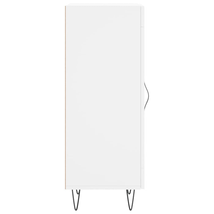 Credenza Bianca 34,5x34x90 cm in Legno Multistrato 828788