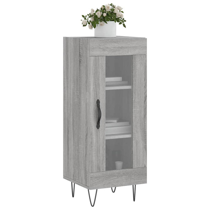 Credenza Grigio Sonoma 34,5x34x90 cm in Legno Multistrato 828794