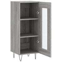 Credenza Grigio Sonoma 34,5x34x90 cm in Legno Multistrato 828794