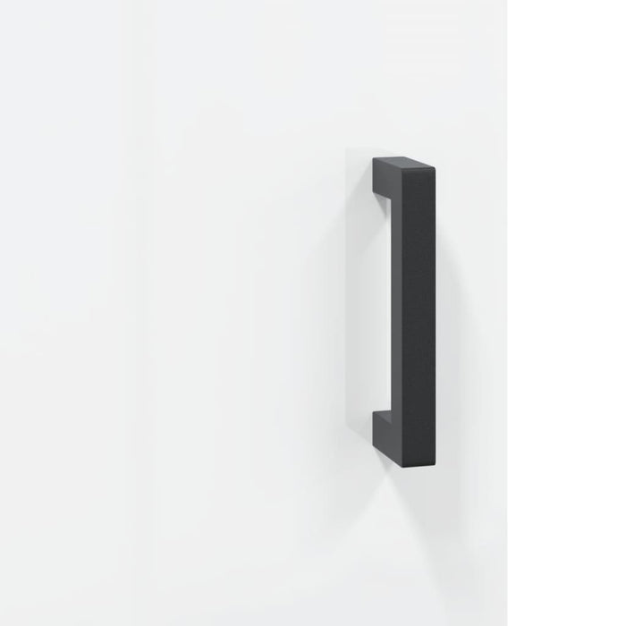 Credenza Bianco Lucido 34,5x34x90 cm in Legno Multistrato 828798