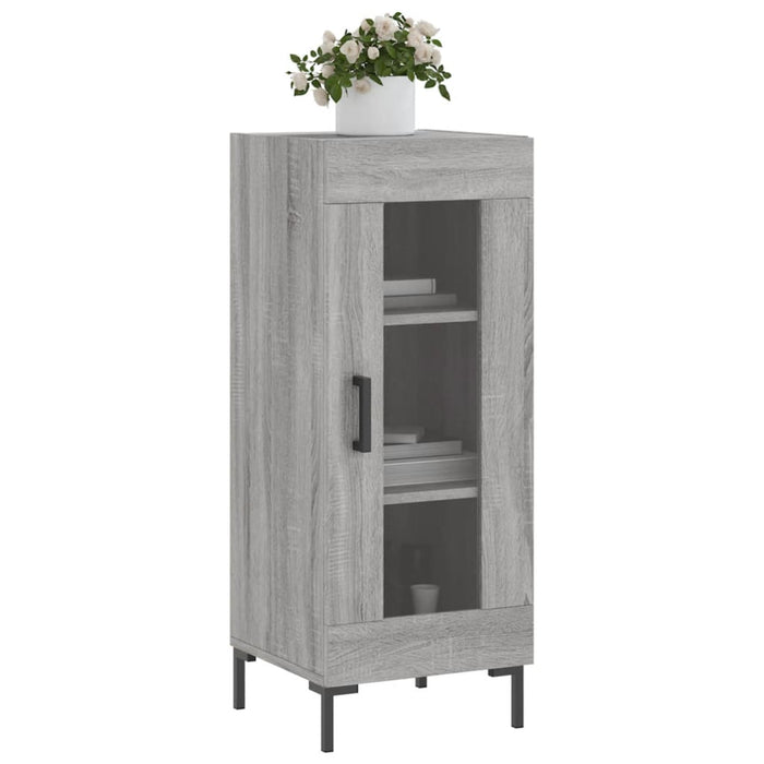 Credenza Grigio Sonoma 34,5x34x90 cm in Legno Multistrato 828802