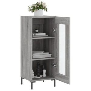 Credenza Grigio Sonoma 34,5x34x90 cm in Legno Multistrato 828802