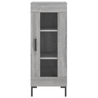 Credenza Grigio Sonoma 34,5x34x90 cm in Legno Multistrato 828802