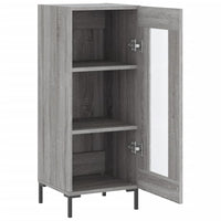 Credenza Grigio Sonoma 34,5x34x90 cm in Legno Multistrato 828802