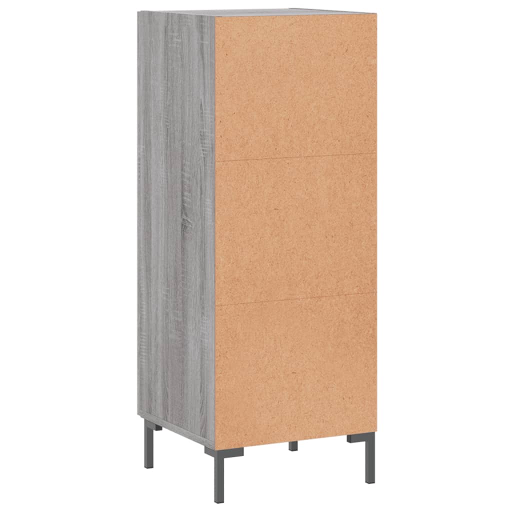 Credenza Grigio Sonoma 34,5x34x90 cm in Legno Multistrato 828802