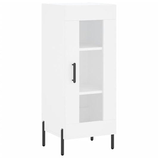 Credenza cassettiera cassettiera mobile contenitore organizer cucina soggiorno soggiorno 34,5 x 34 x 90 cm derivati ​​del legno bianco 02_0030240