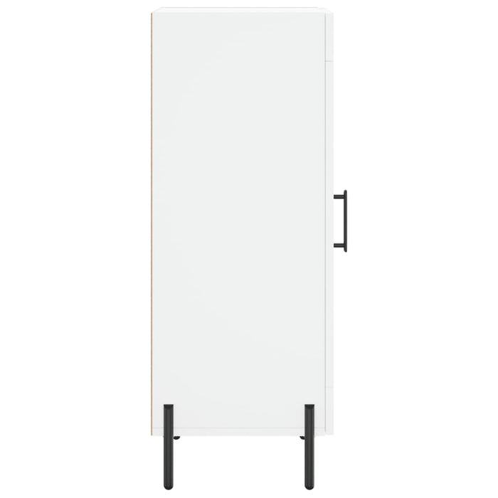 Credenza Bianca 34,5x34x90 cm in Legno Multistrato 828804