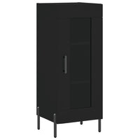 Credenza Nero 34,5x34x90 cm in Legno Multistrato 828805