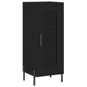 Credenza Nero 34,5x34x90 cm in Legno Multistrato 828805