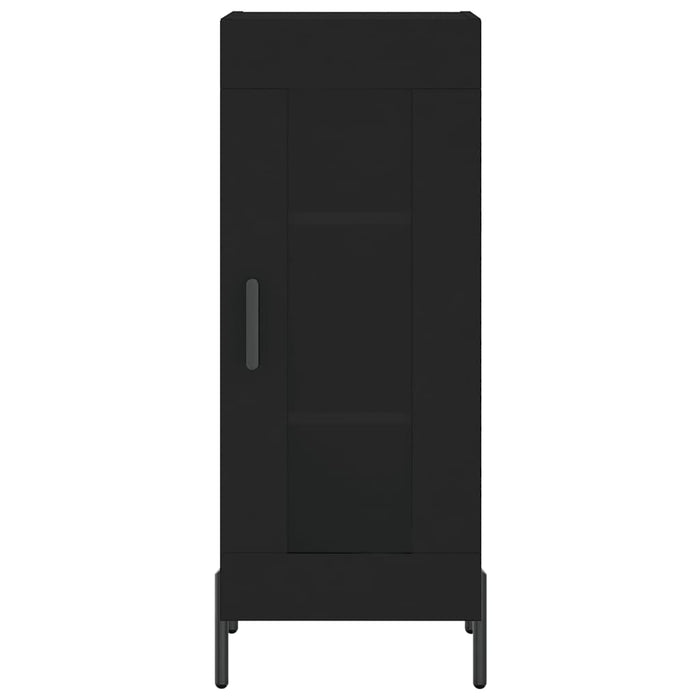 Credenza Nero 34,5x34x90 cm in Legno Multistrato 828805