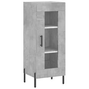 Credenza Grigio Cemento 34,5x34x90 cm in Legno Multistrato 828808