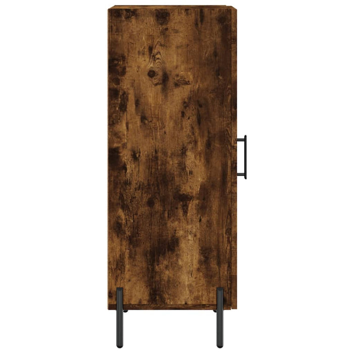 Credenza Rovere Fumo 34,5x34x90 cm in Legno Multistrato 828809