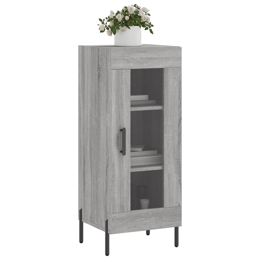 Credenza Grigio Sonoma 34,5x34x90 cm in Legno Multistrato 828810